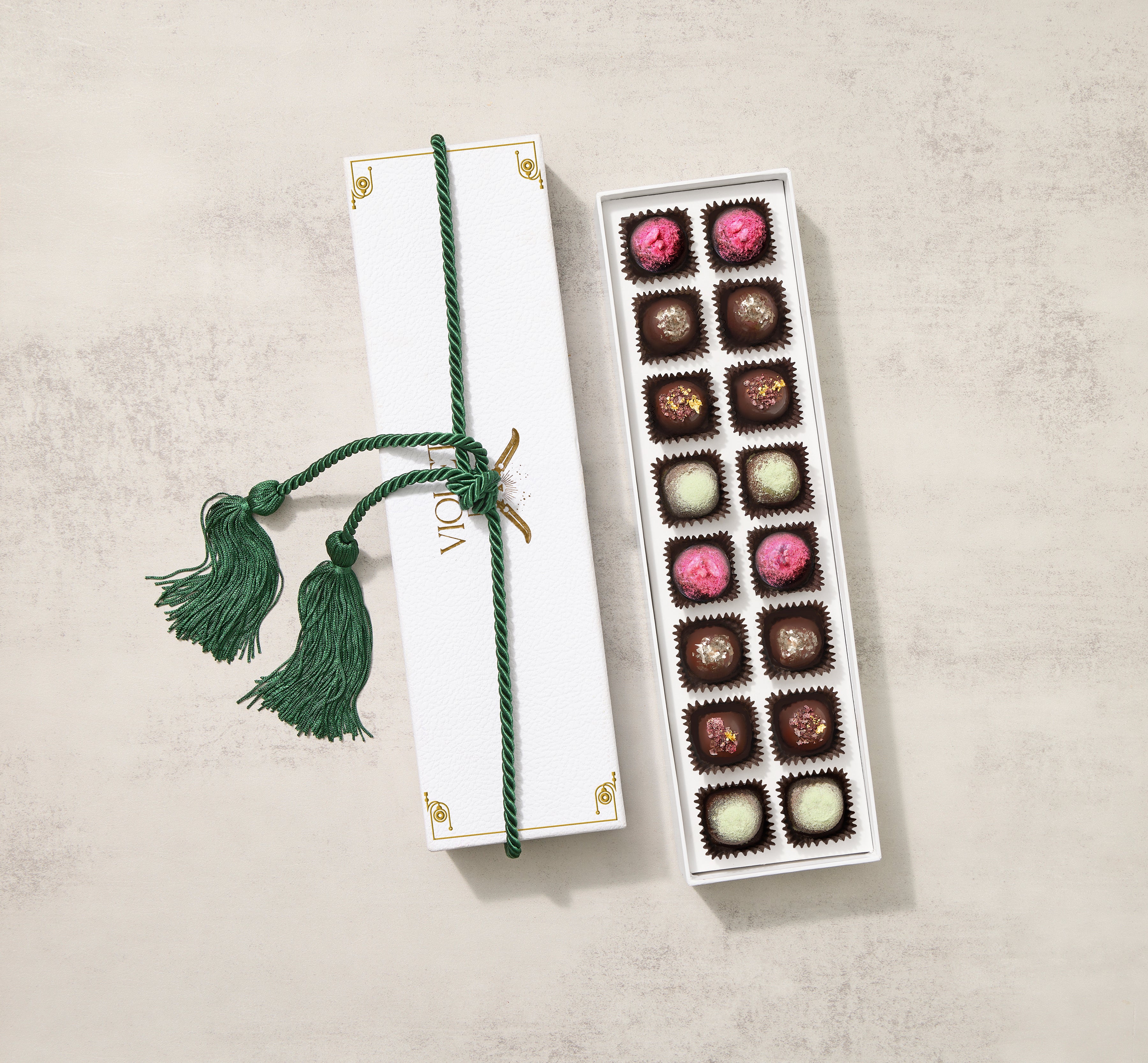 FRIENDLY TRUFFLES no added alcohol, gluten or nuts.