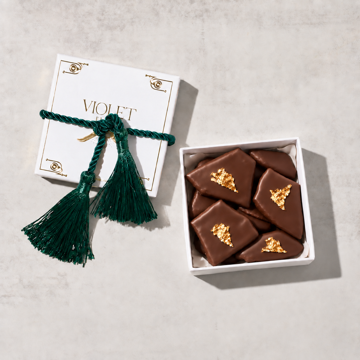 4-Piece Gold Leaf Pecan Collection