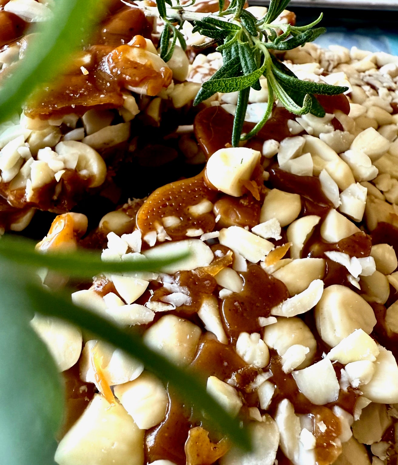 MARCONA ALMOND, WHITE TRUFFLE, ROSEMARY TOFFEE 1 LB.