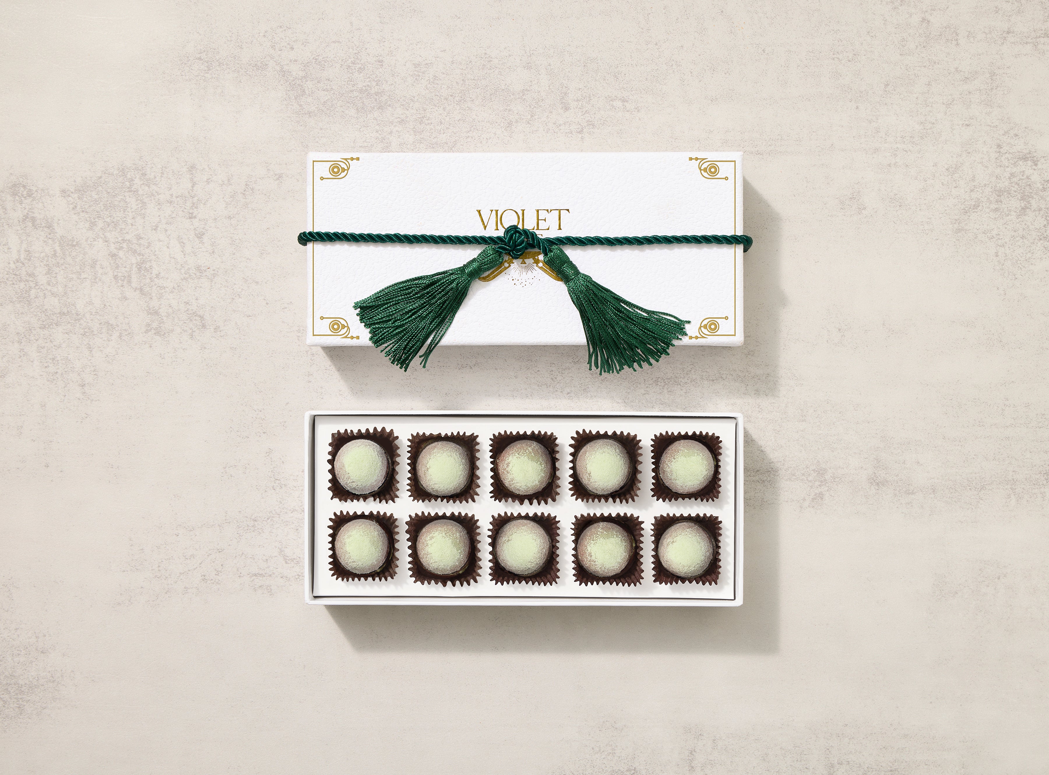 SEVEN: PANDAN MILK CHOCOLATE 10 TRUFFLES