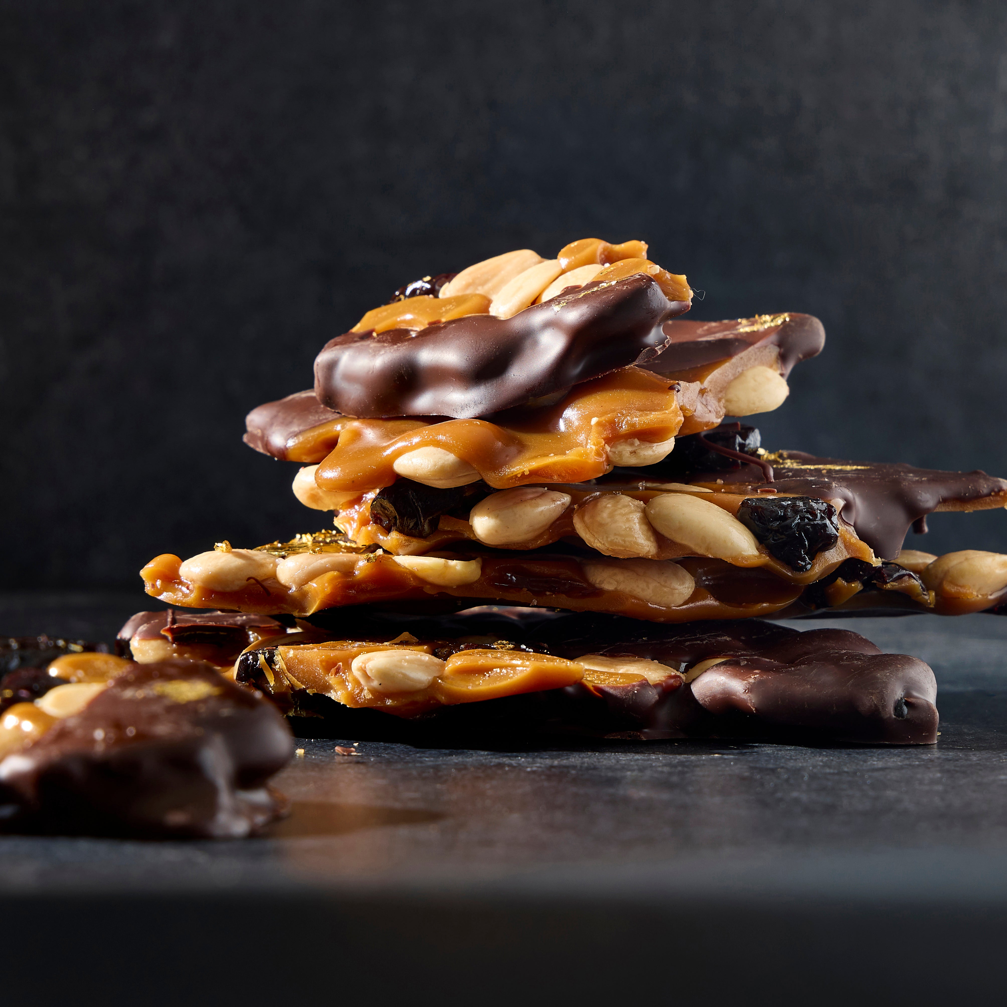 Tart Cherry, Spanish Marcona Kokuto Black Sugar Toffee 1LB.