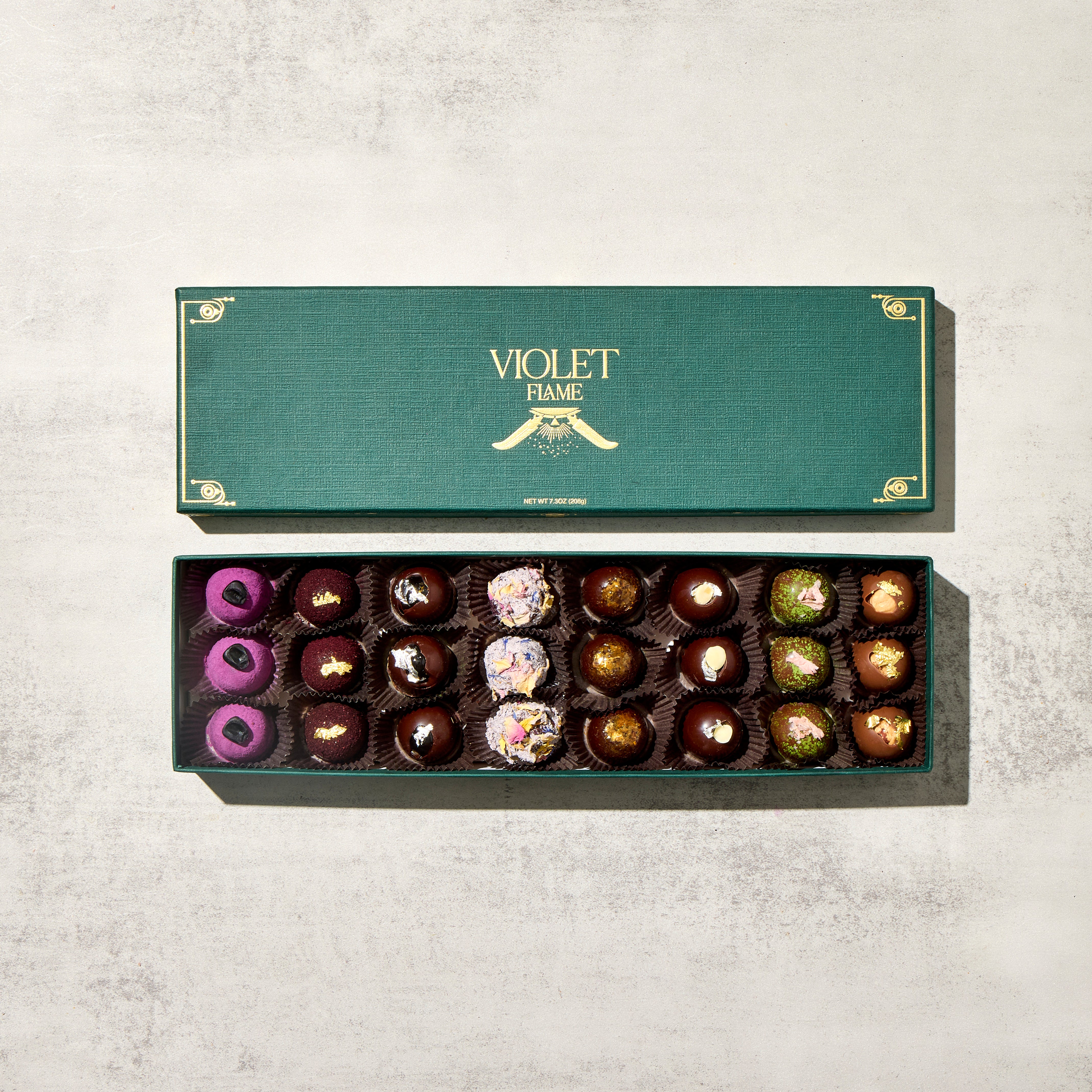 Violet Flame Chocolate by Katrina Markoff