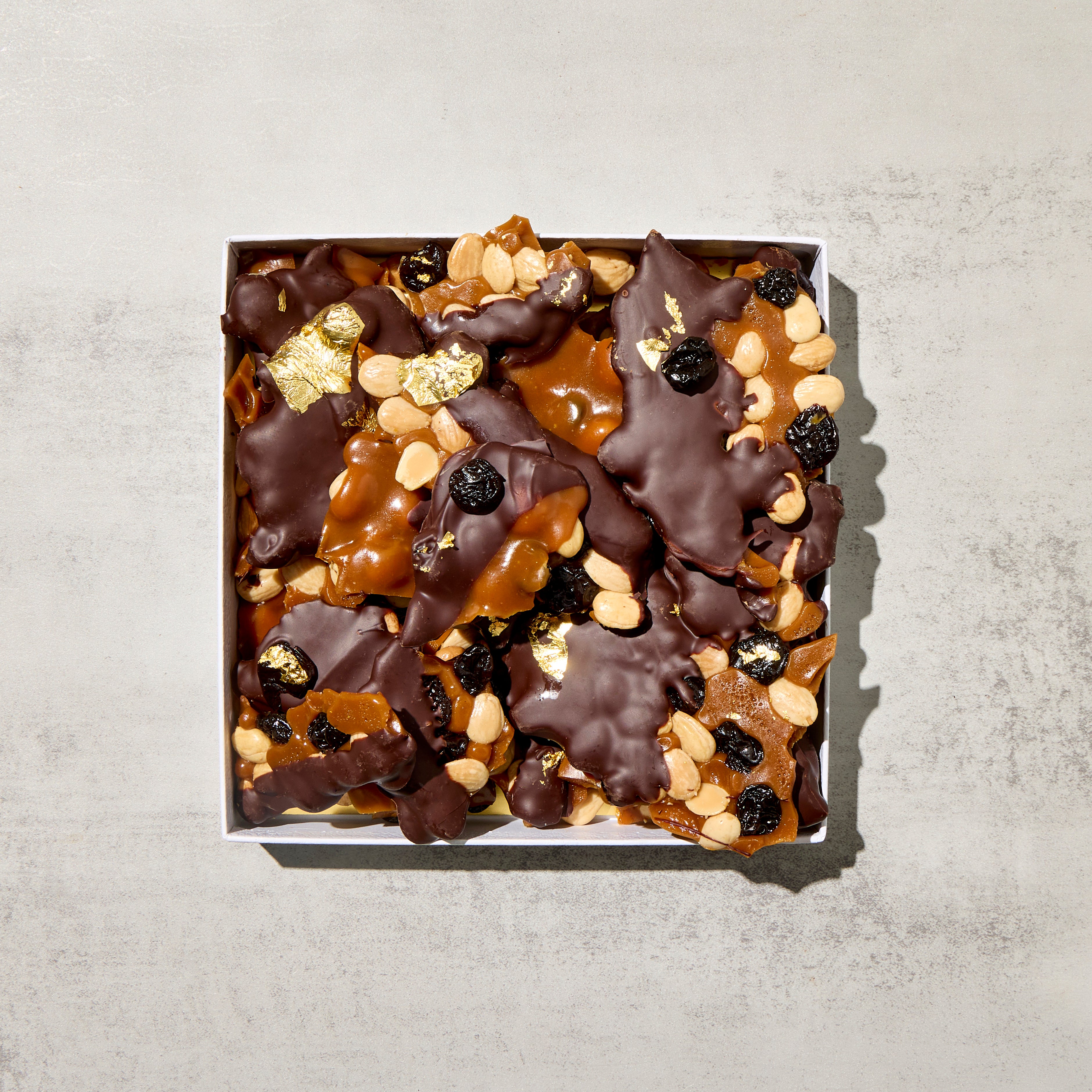 Tart Cherry, Spanish Marcona Kokuto Black Sugar Toffee 1LB.